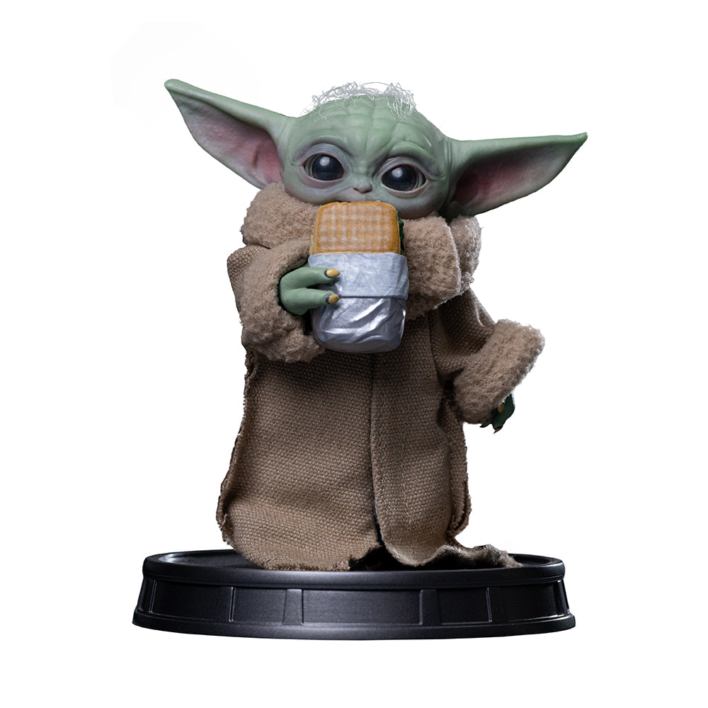 Grogu Food Cart Snack Statue - Iron Studios Mandalorian and Grogu Collection