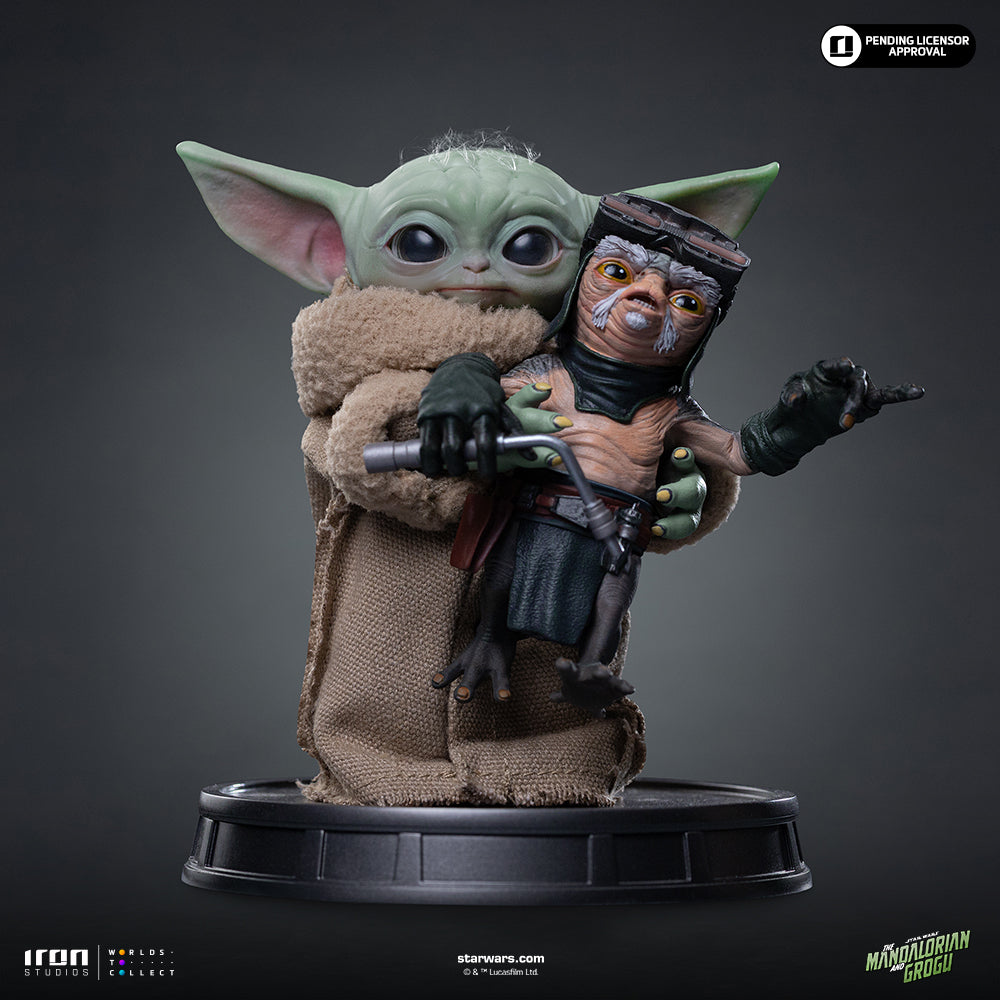 Grogu No Squeezy Statue - Iron Studios Mandalorian and Grogu Collection