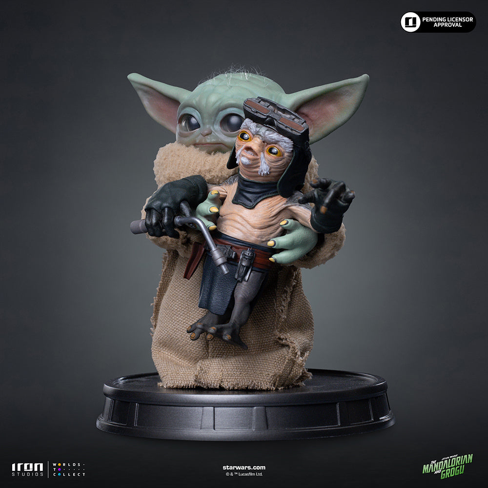 Grogu No Squeezy Statue - Iron Studios Mandalorian and Grogu Collection