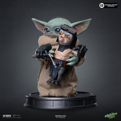 Grogu No Squeezy Statue - Iron Studios Mandalorian and Grogu Collection
