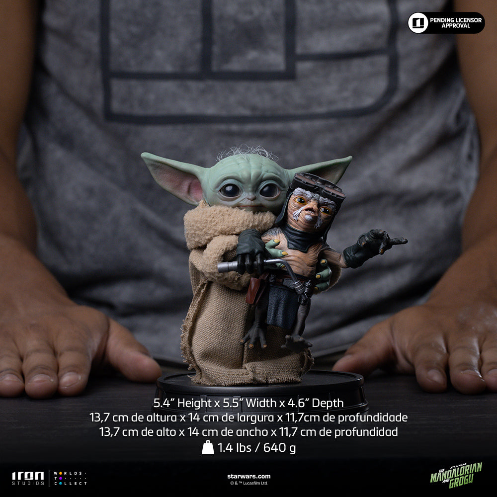 Grogu No Squeezy Statue - Iron Studios Mandalorian and Grogu Collection