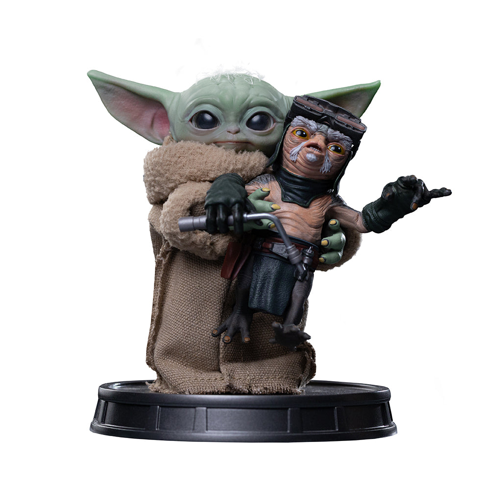 Grogu No Squeezy Statue - Iron Studios Mandalorian and Grogu Collection
