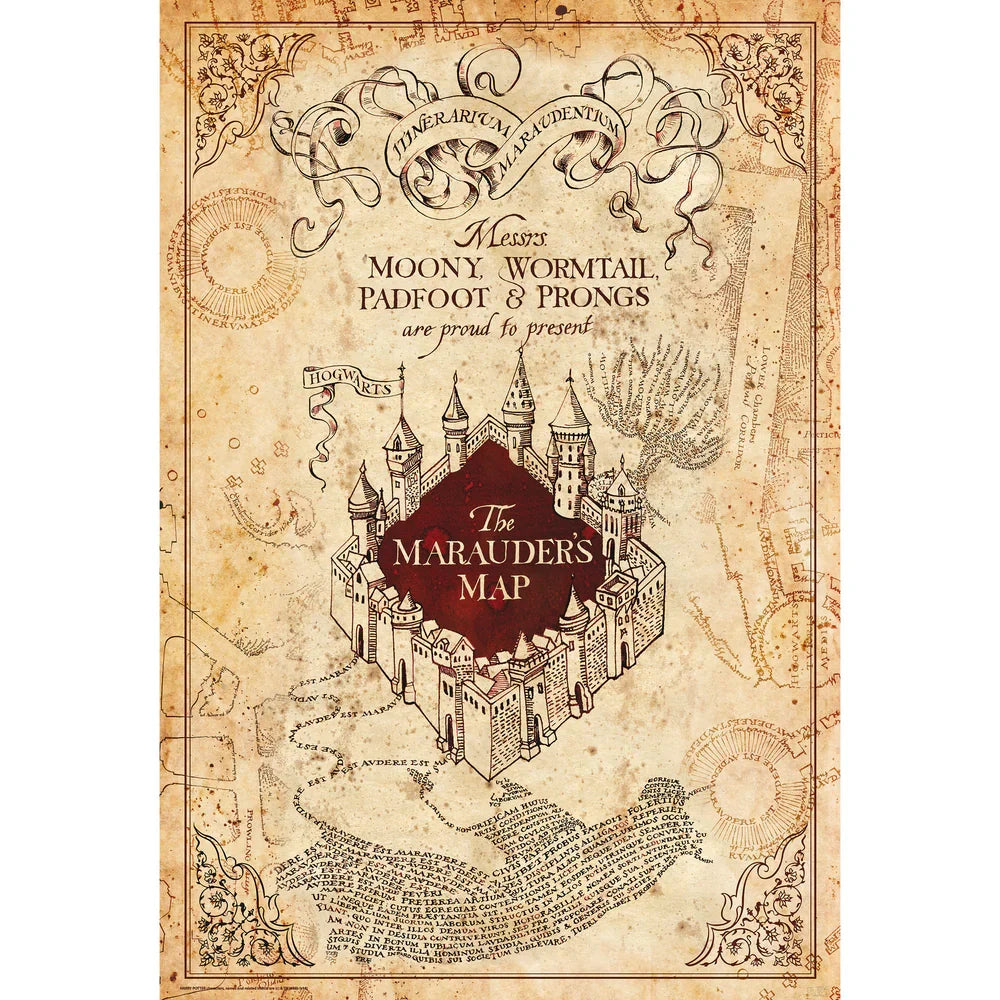 Harry Potter Marauder's Map 61 x 91.5cm Maxi Poster