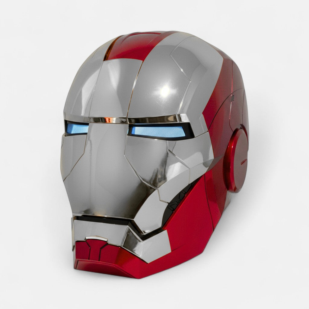 Iron Man MK5 Helmet Silver Edition with Voice Control