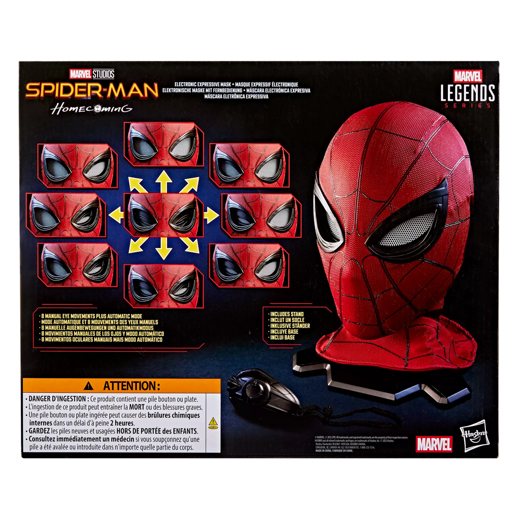 Marvel Legends Series Spider-Man Electronic Expressive Mask