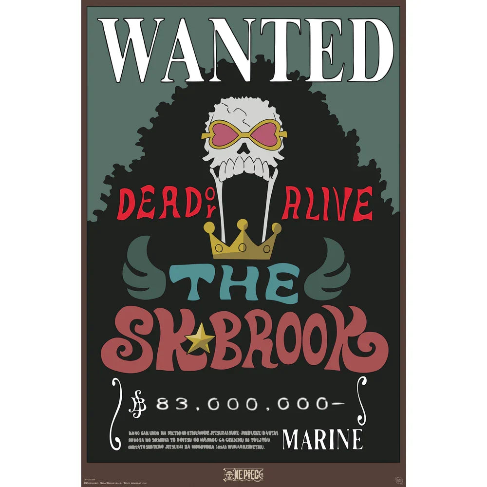 One Piece Wanted Brook 61 x 91.5cm Maxi Poster