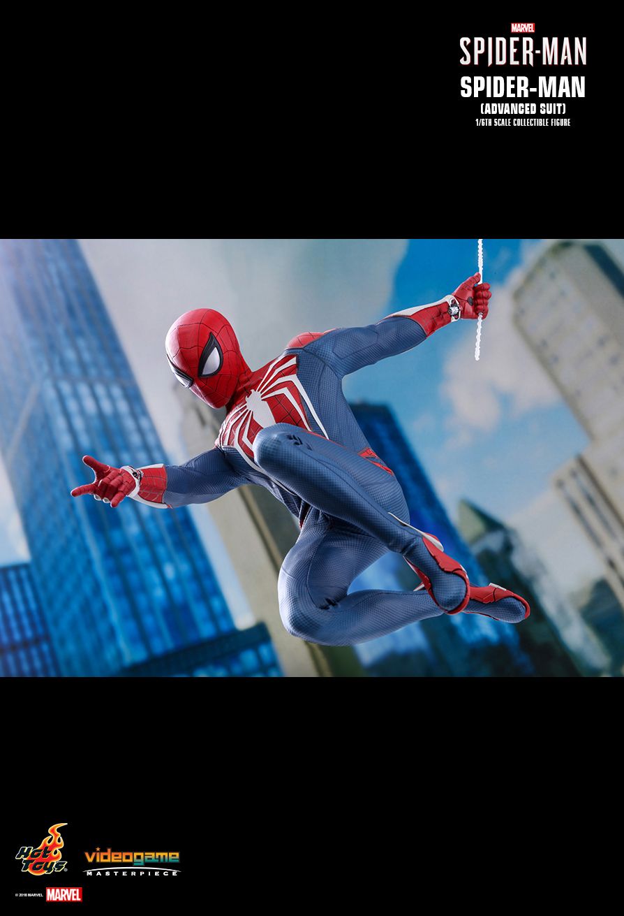 Hot Toys Spider-Man (Advanced Suit Version) 1/6 Scale Action Figure