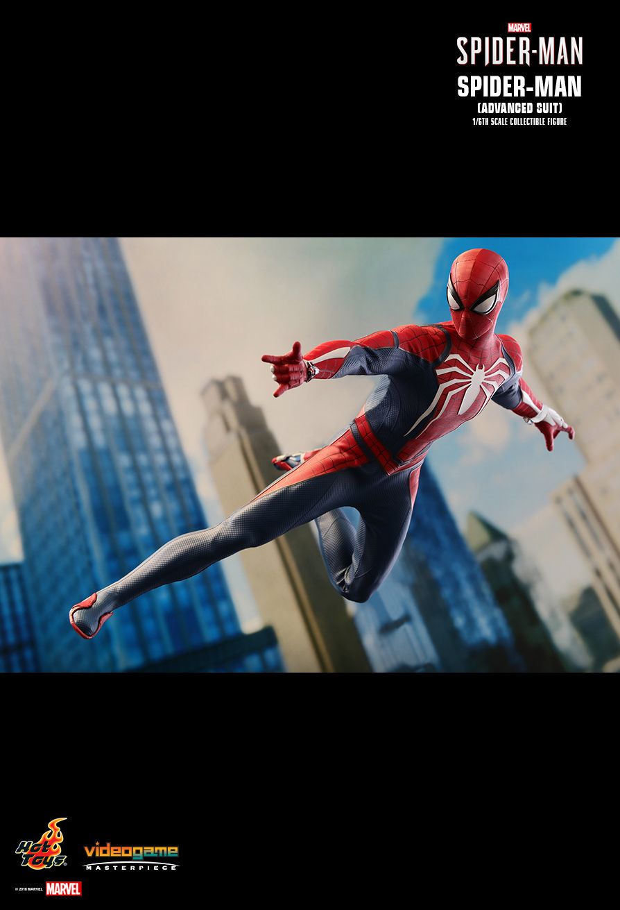 Hot Toys Spider-Man (Advanced Suit Version) 1/6 Scale Action Figure