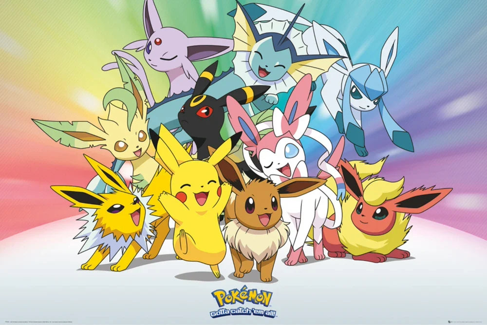 Pokémon Eevee Evolutions 61 x 91.5cm Maxi Poster