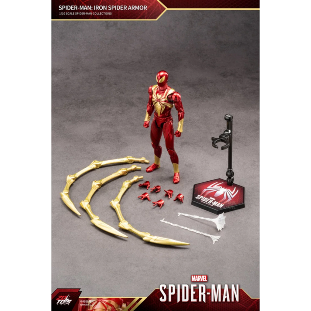 ZD Toys Iron Spider Armor Action Figure
