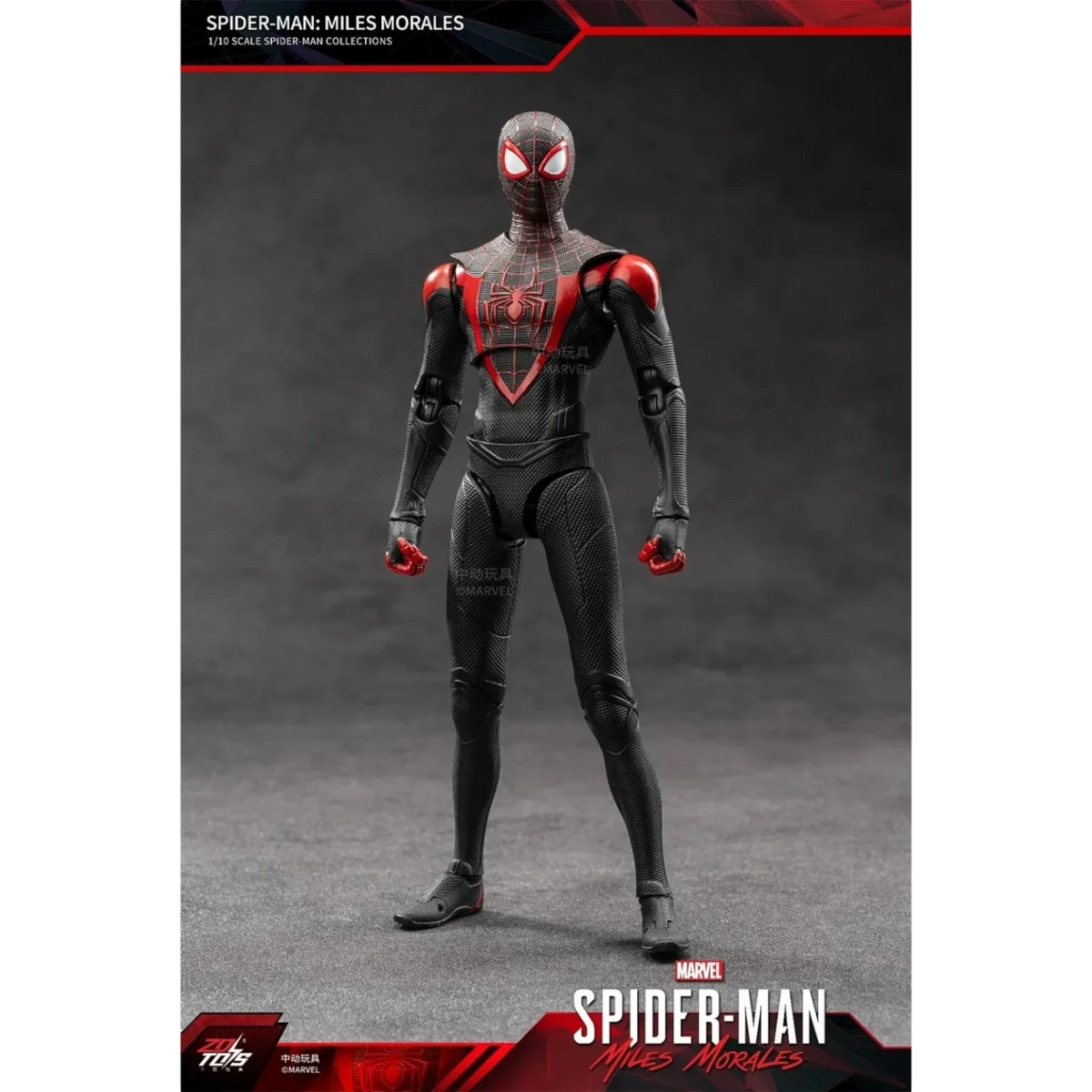 ZD Toys Spiderman Miles Morales Action Figure