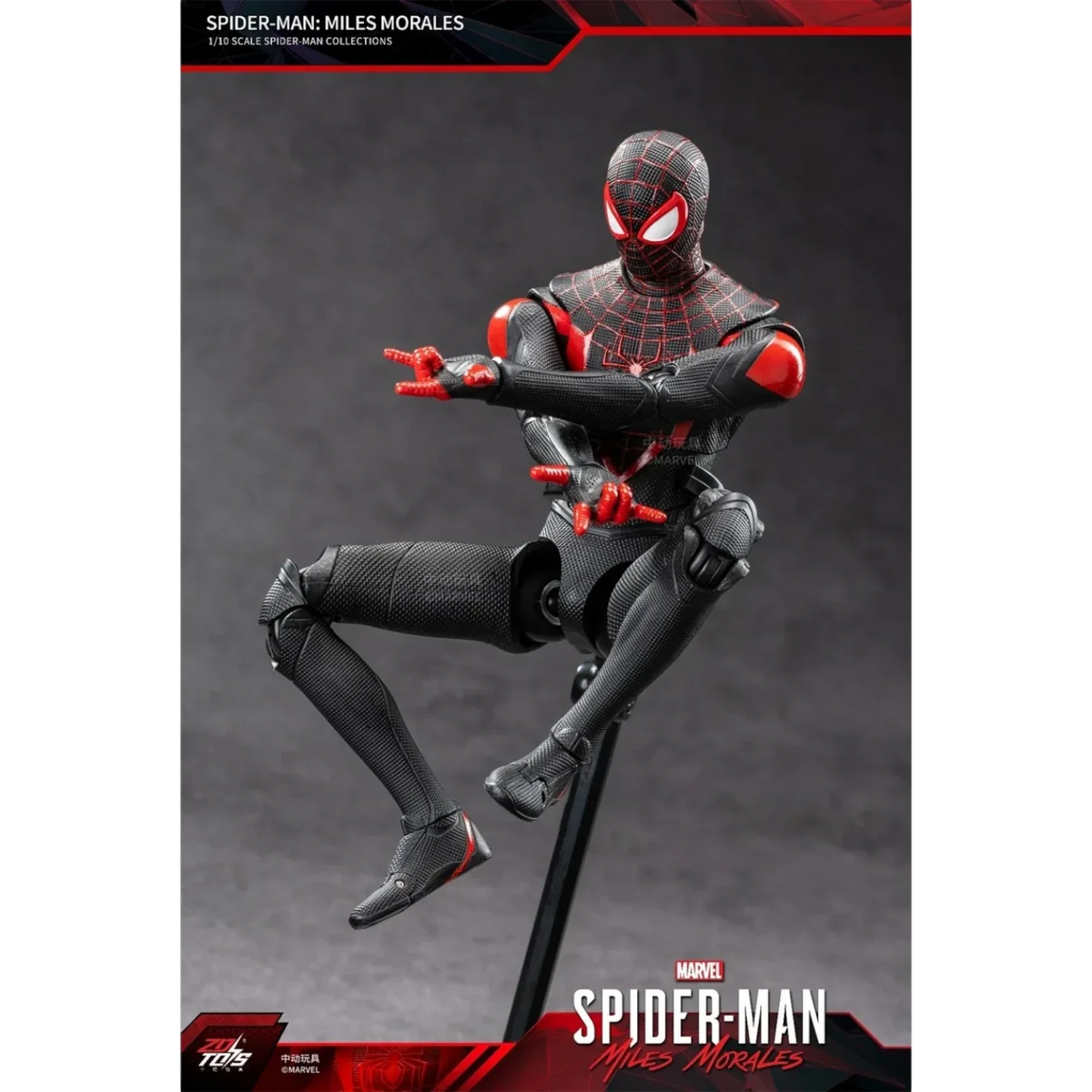 ZD Toys Spiderman Miles Morales Action Figure