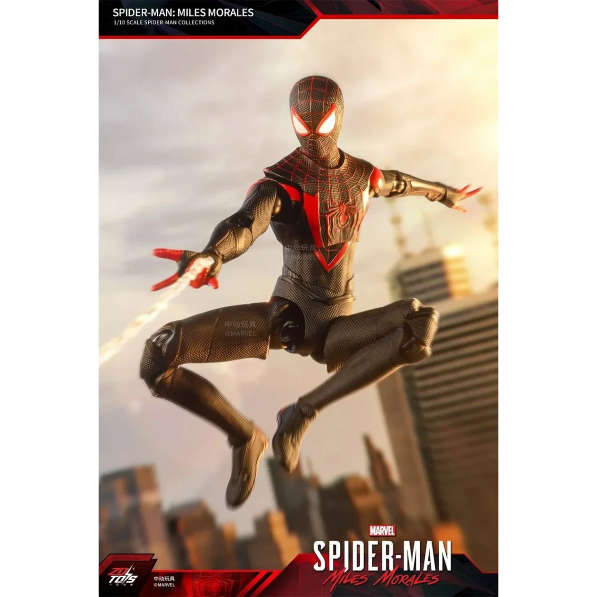 ZD Toys Spiderman Miles Morales Action Figure