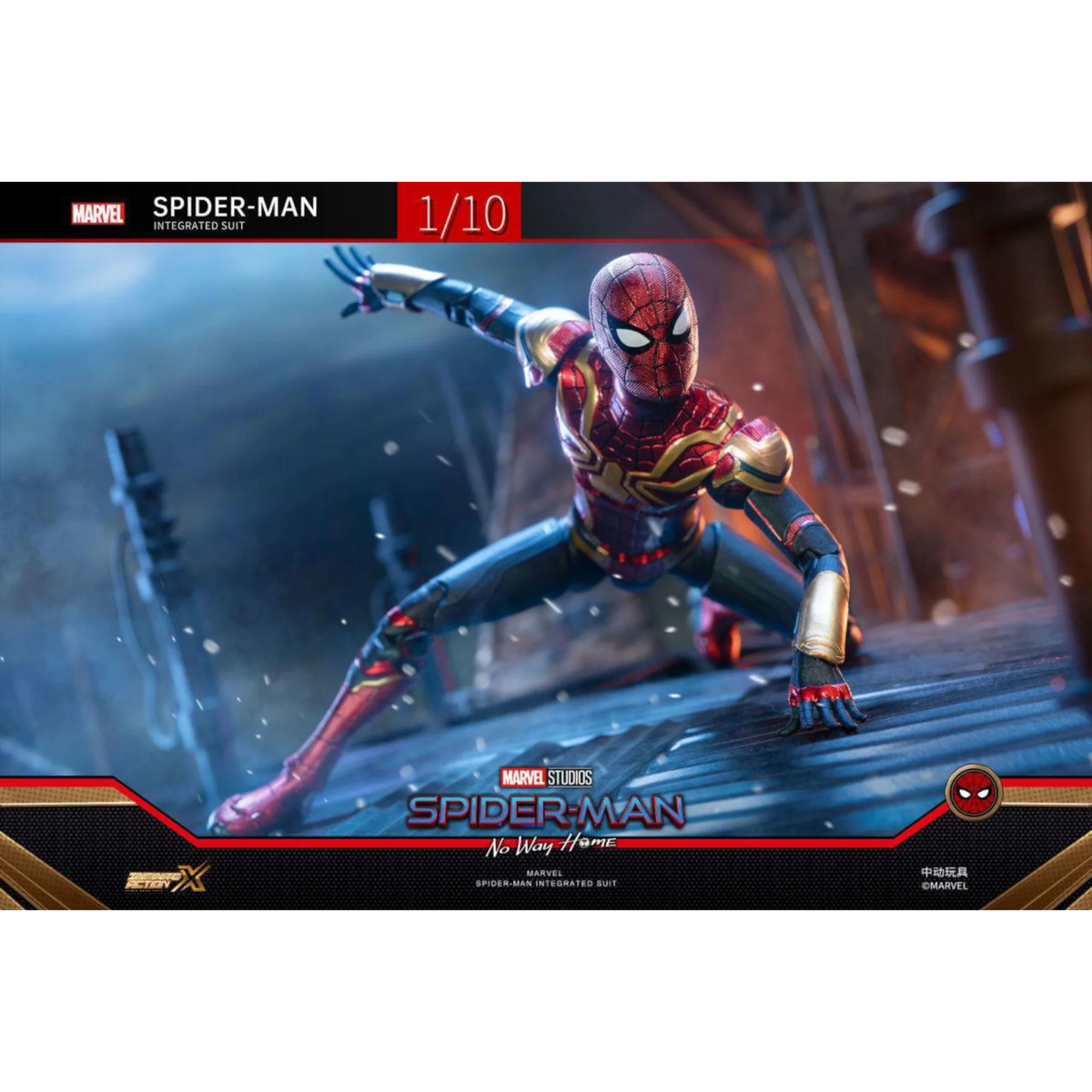ZD Toys Spiderman Integrated Suit Action Figure