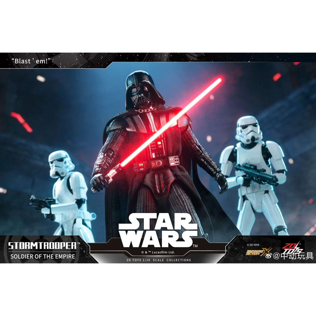 ZD Toys Stormtrooper Action Figure