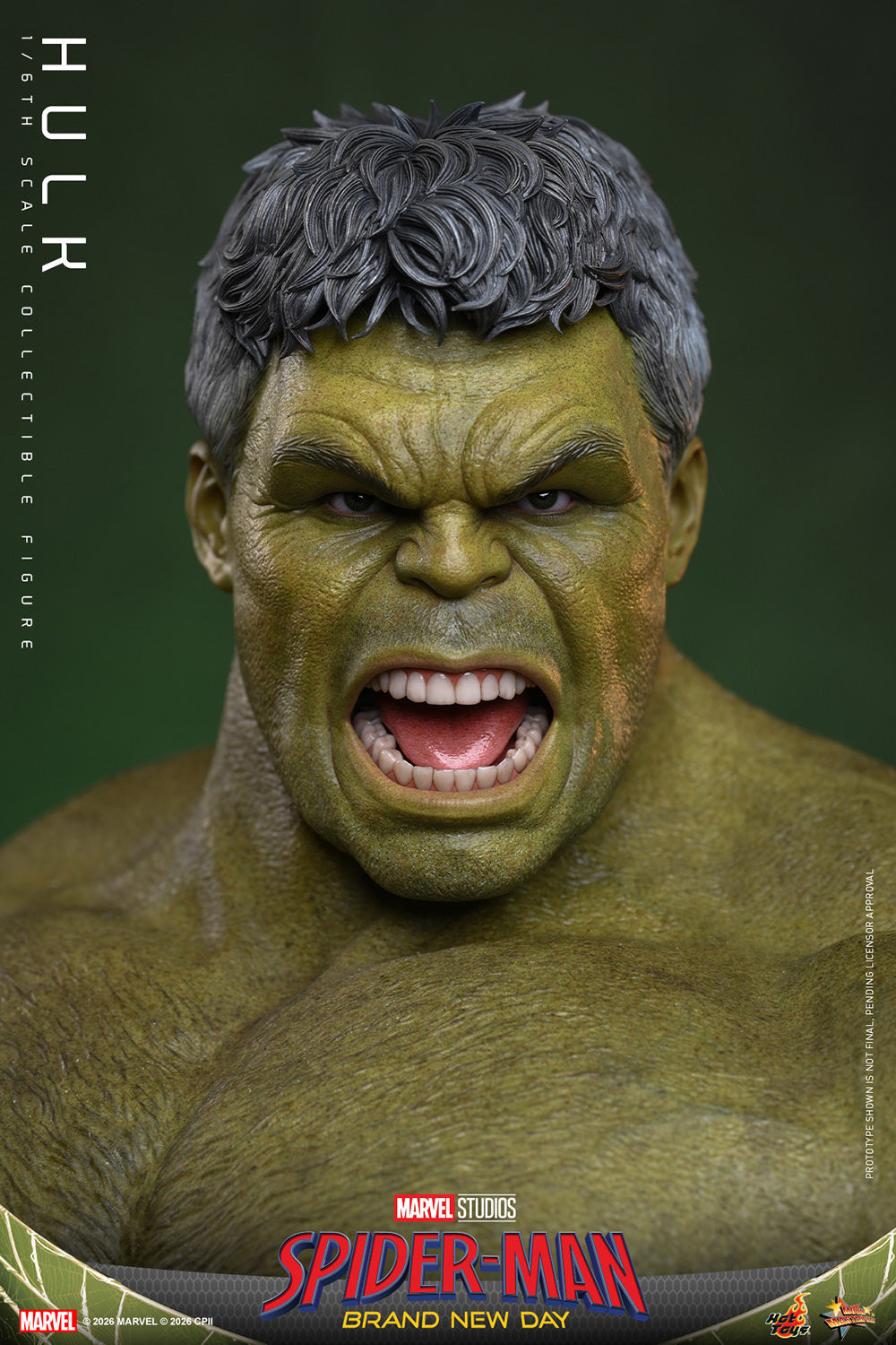 Hot Toys Hulk (Spider-Man: Brand New Day) 1/6 Scale Action Figure