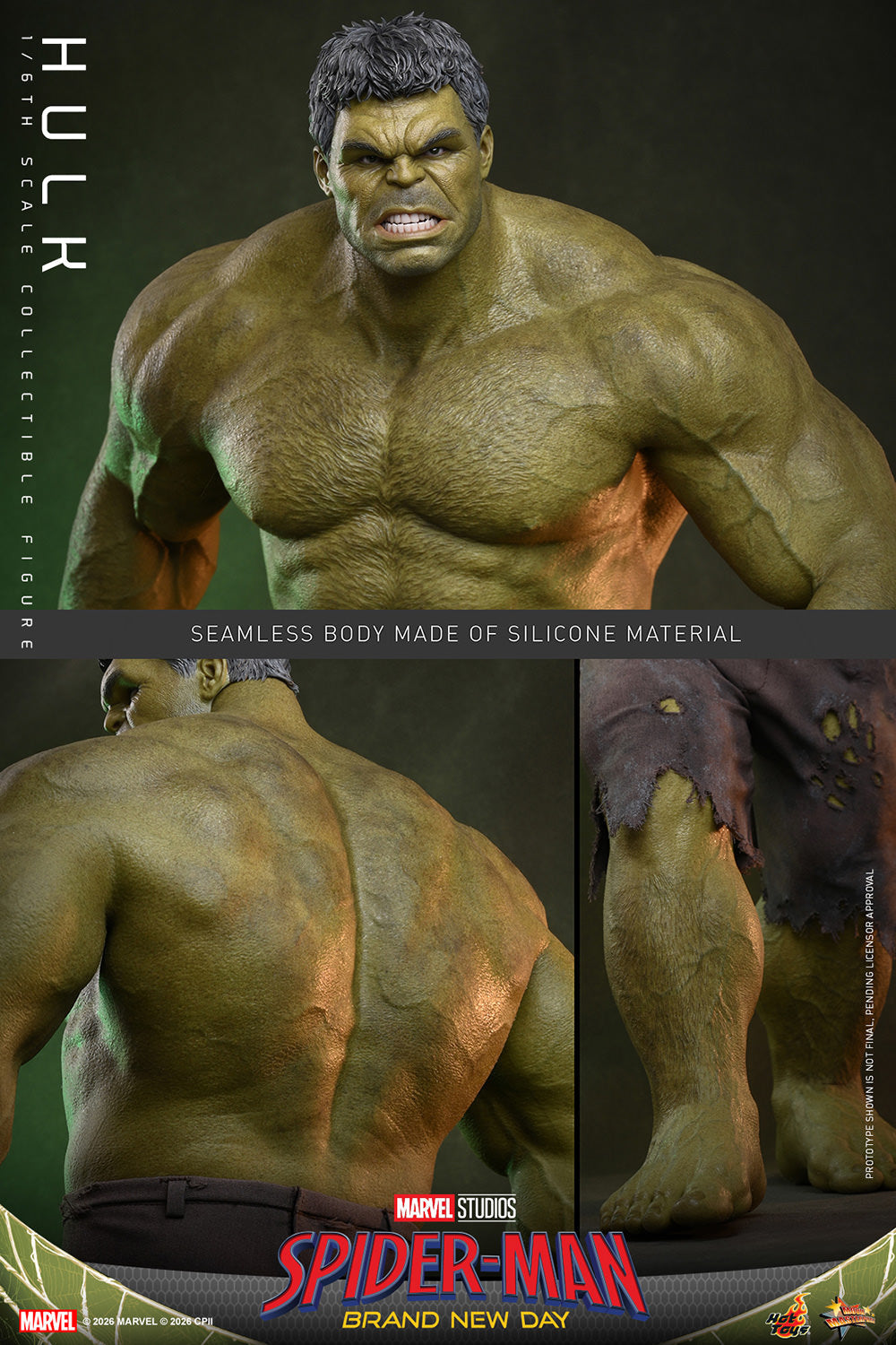 Hot Toys Hulk (Spider-Man: Brand New Day) 1/6 Scale Action Figure