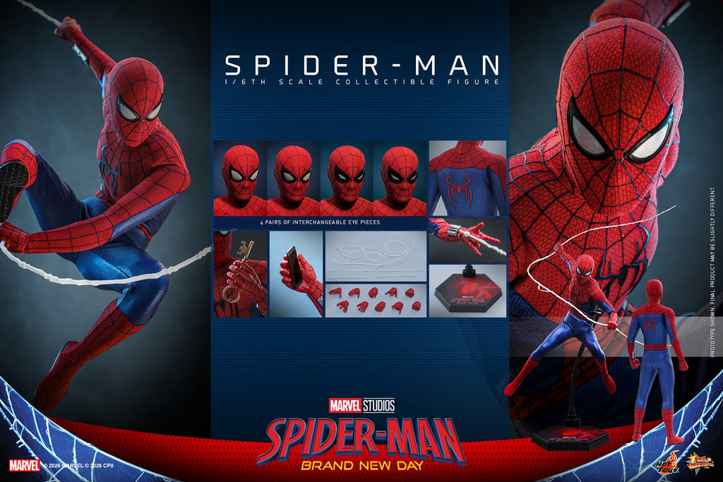 Hot Toys Spider-Man (Brand New Day) 1/6 Scale Action Figure