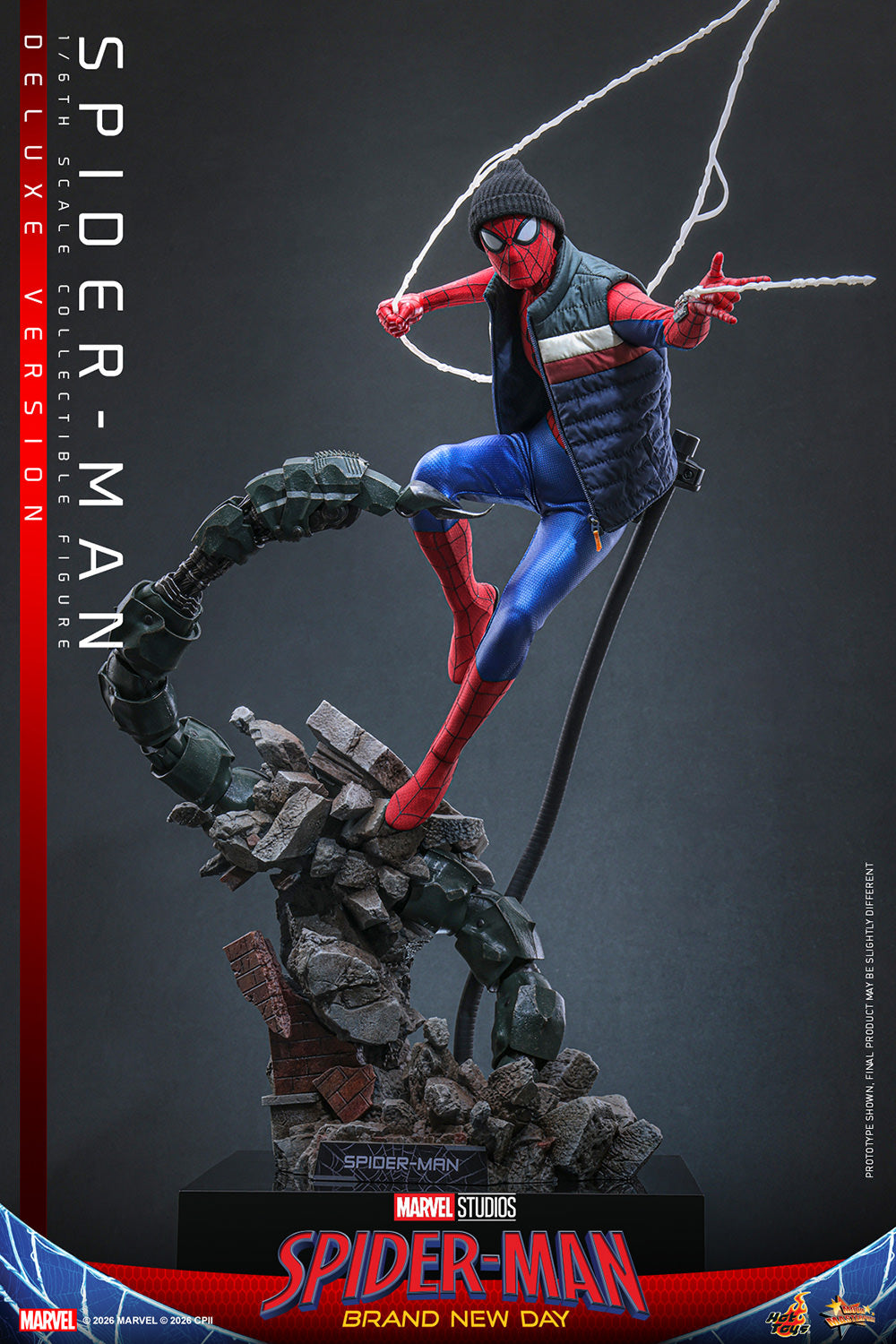 Hot Toys Spider-Man (Brand New Day - Deluxe Version) 1/6 Scale Action Figure