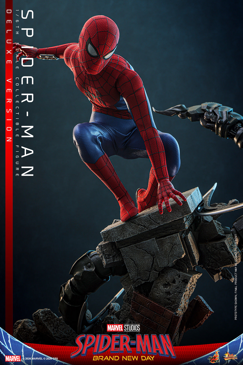 Hot Toys Spider-Man (Brand New Day - Deluxe Version) 1/6 Scale Action Figure