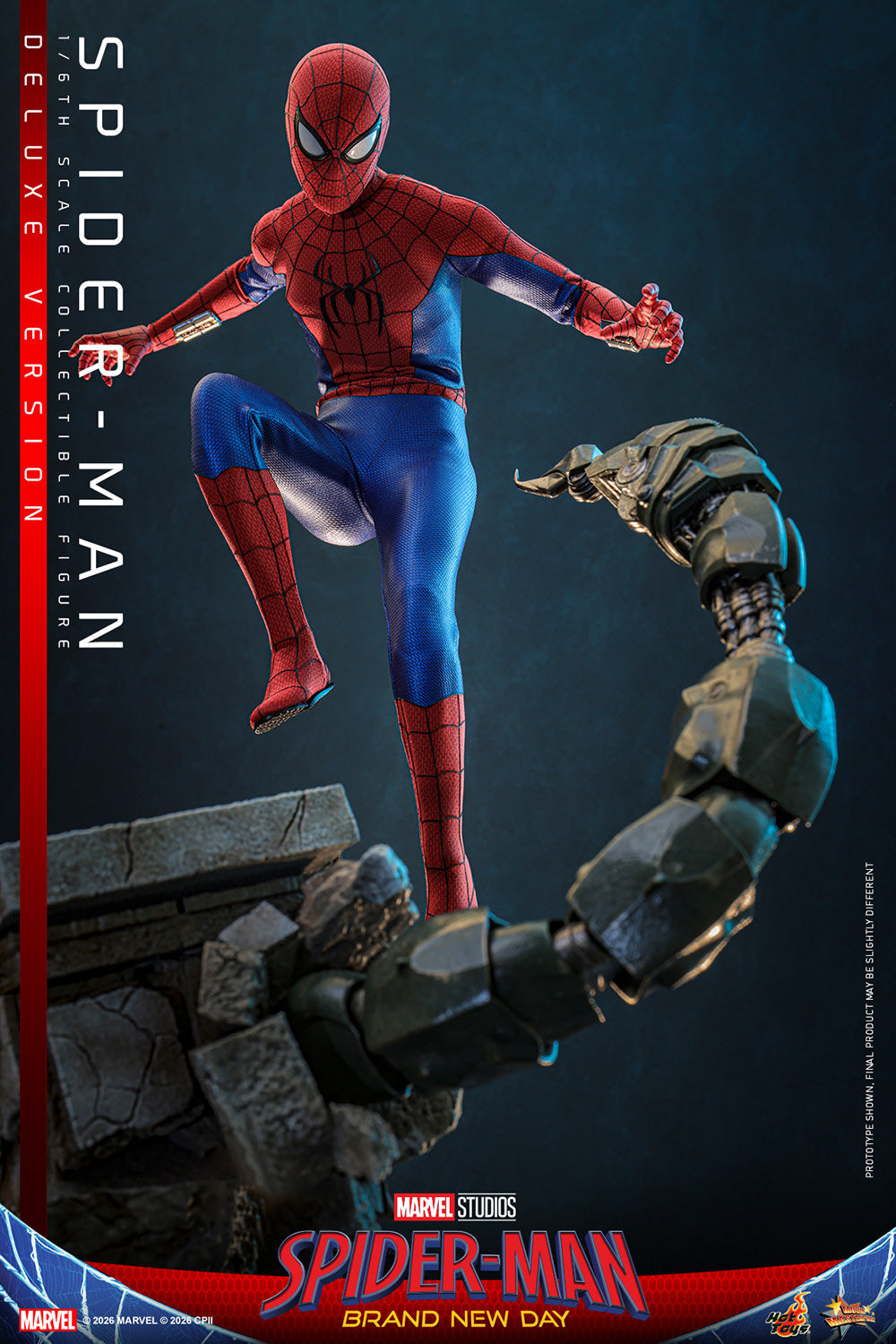 Hot Toys Spider-Man (Brand New Day - Deluxe Version) 1/6 Scale Action Figure