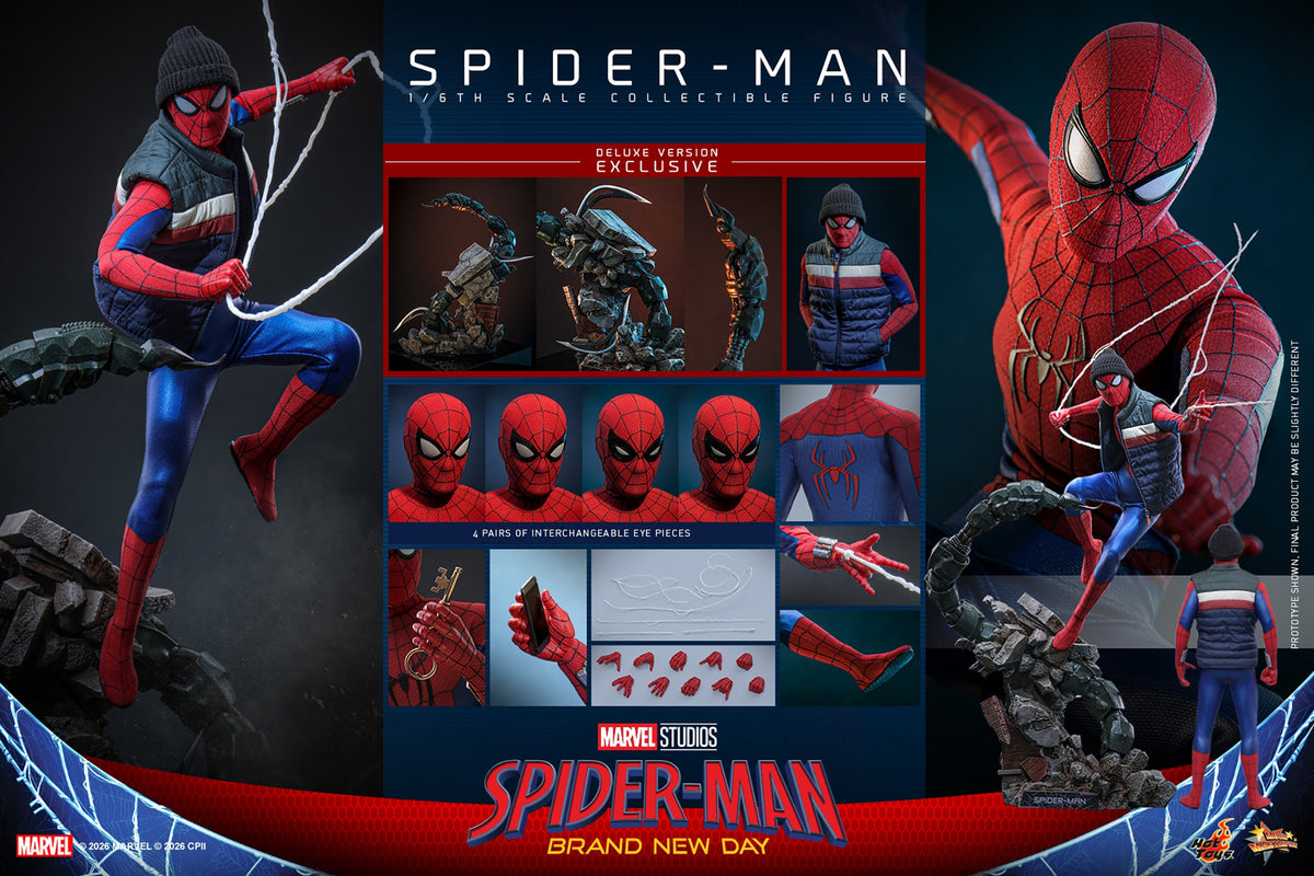 Hot Toys Spider-Man (Brand New Day - Deluxe Version) 1/6 Scale Action Figure