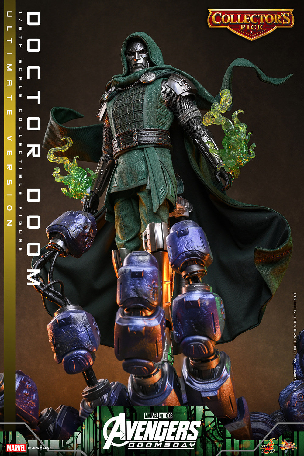 Hot Toys Doctor Doom (Avengers: Doomsday - Ultimate Version) 1/6 Scale Action Figure