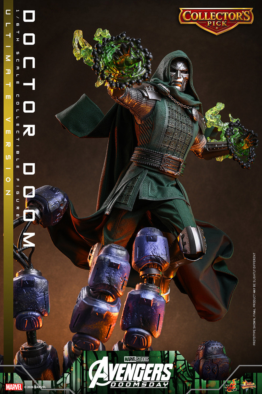 Hot Toys Doctor Doom (Avengers: Doomsday - Ultimate Version) 1/6 Scale Action Figure