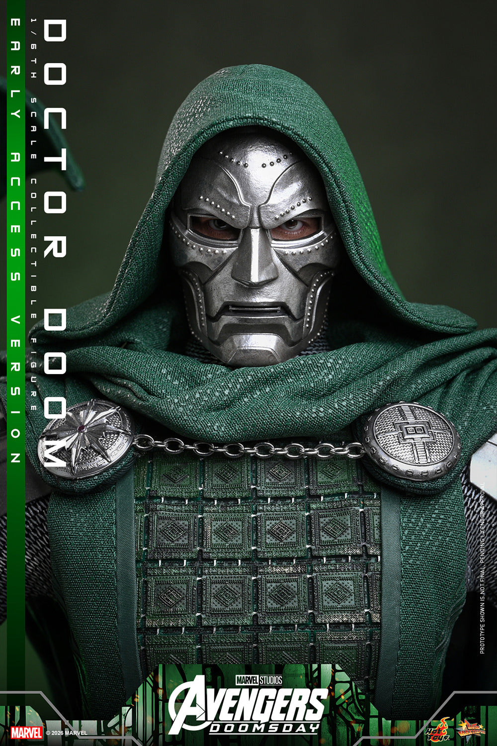 Hot Toys Doctor Doom (Avengers: Doomsday) 1/6 Scale Action Figure