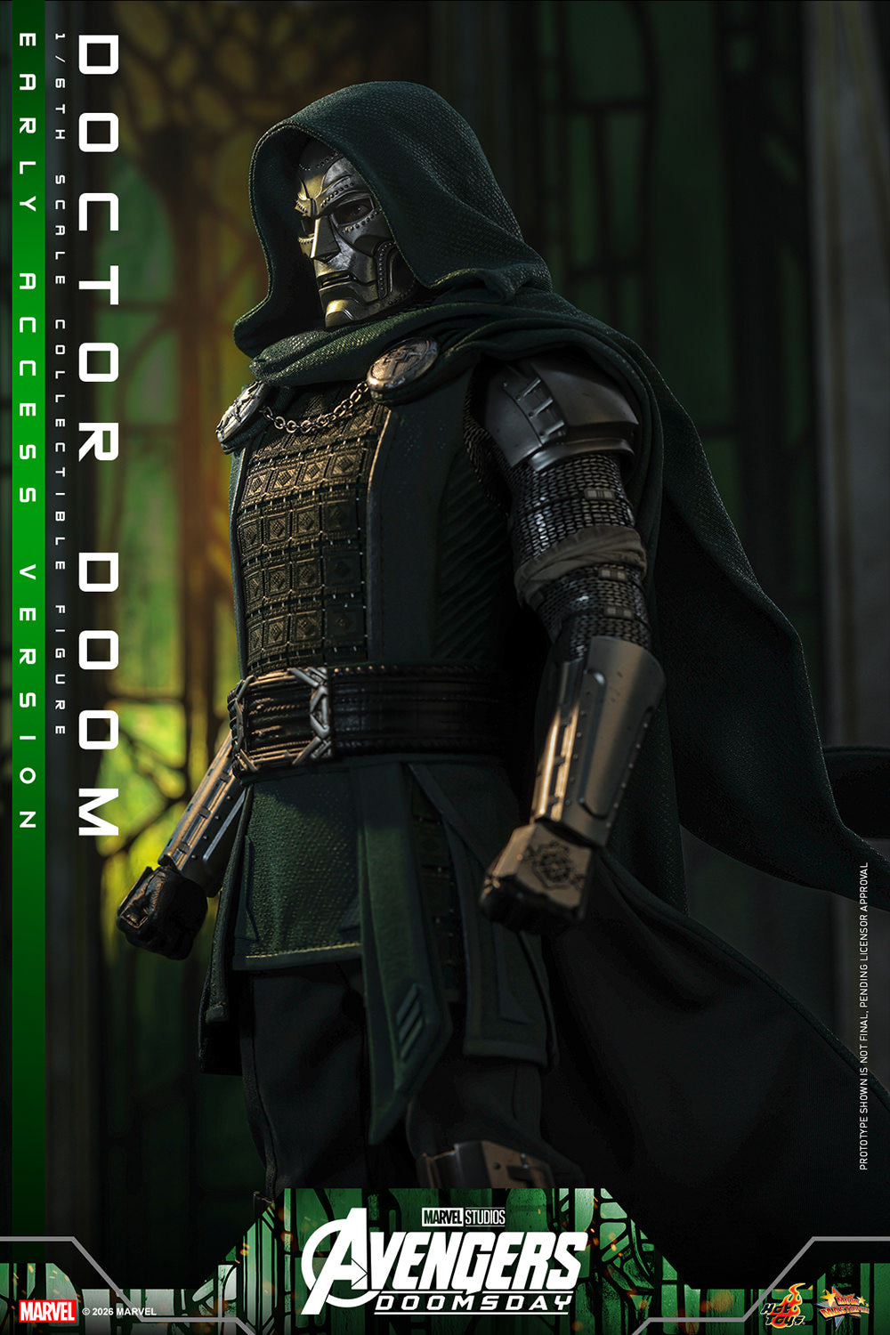Hot Toys Doctor Doom (Avengers: Doomsday) 1/6 Scale Action Figure