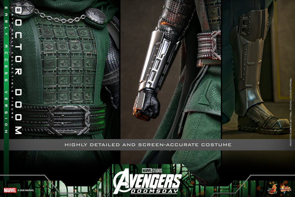 Hot Toys Doctor Doom (Avengers: Doomsday) 1/6 Scale Action Figure