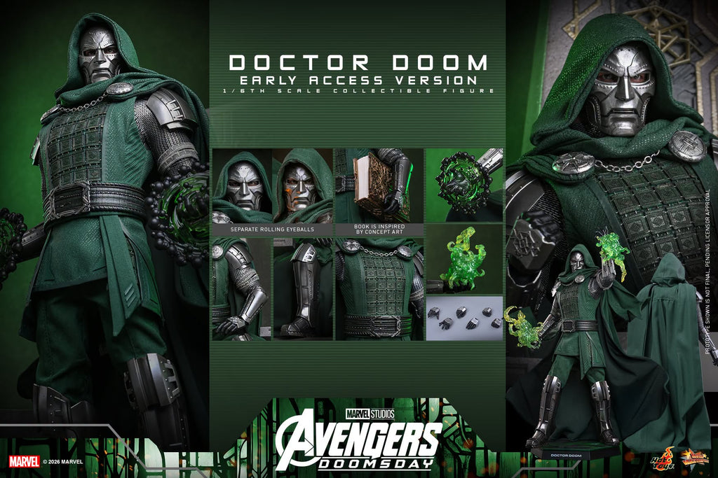 Hot Toys Doctor Doom (Avengers: Doomsday) 1/6 Scale Action Figure