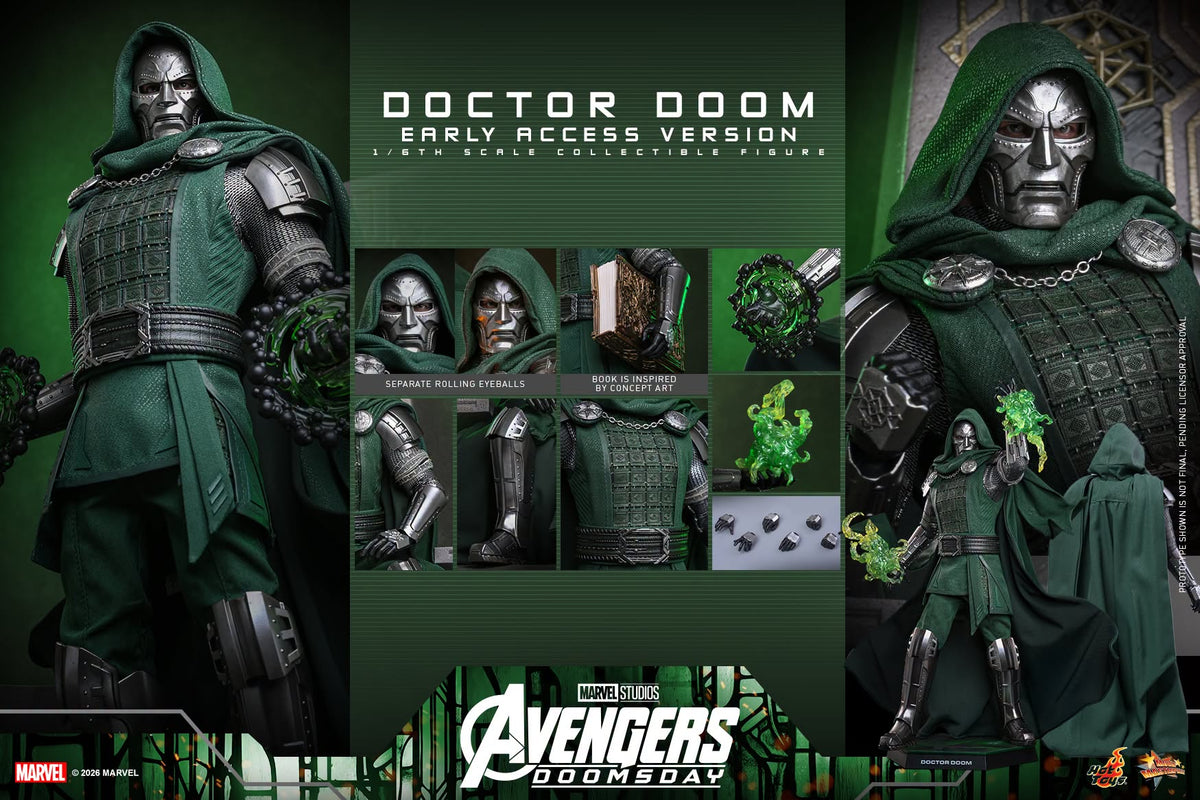 Hot Toys Doctor Doom (Avengers: Doomsday) 1/6 Scale Action Figure