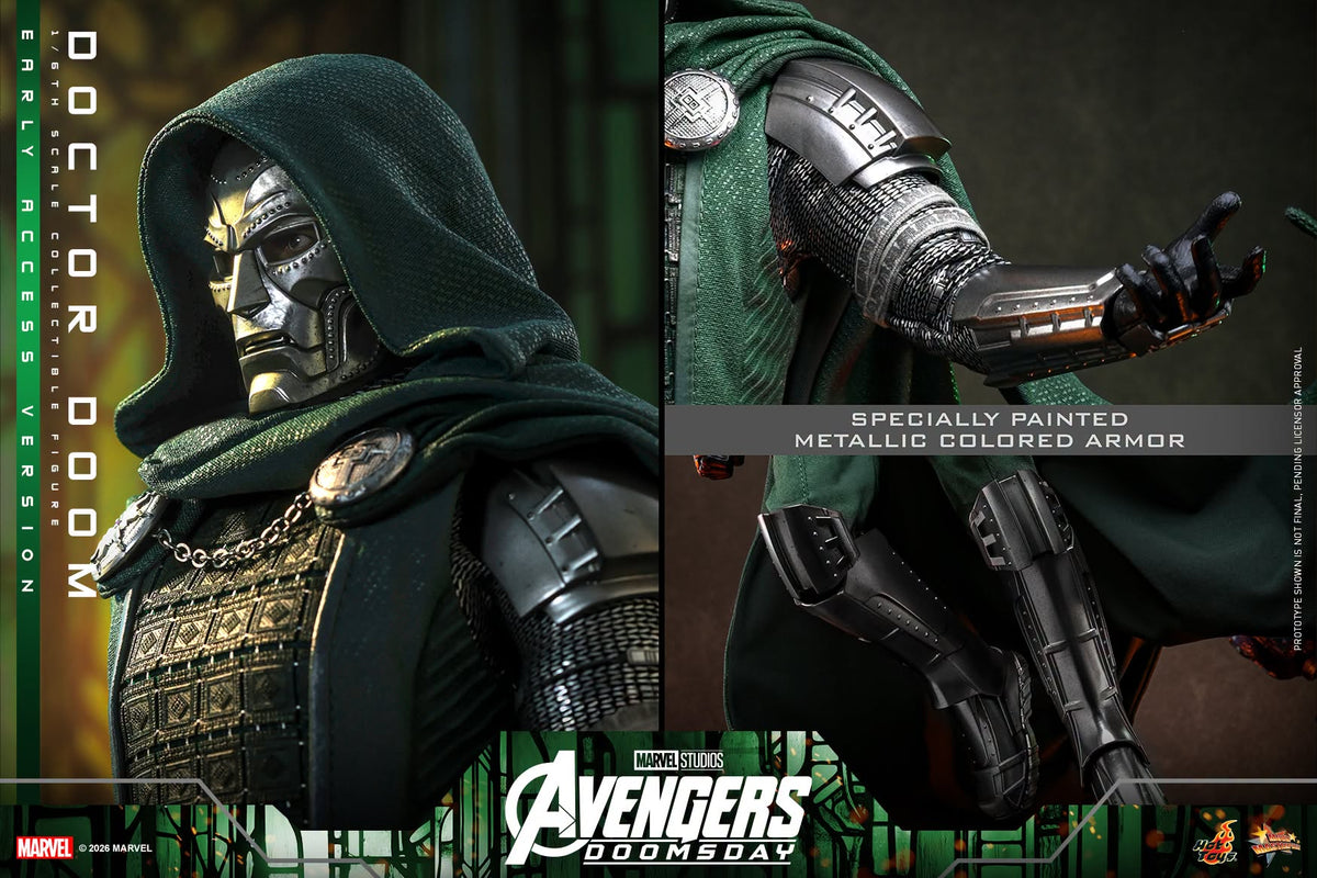 Hot Toys Doctor Doom (Avengers: Doomsday) 1/6 Scale Action Figure