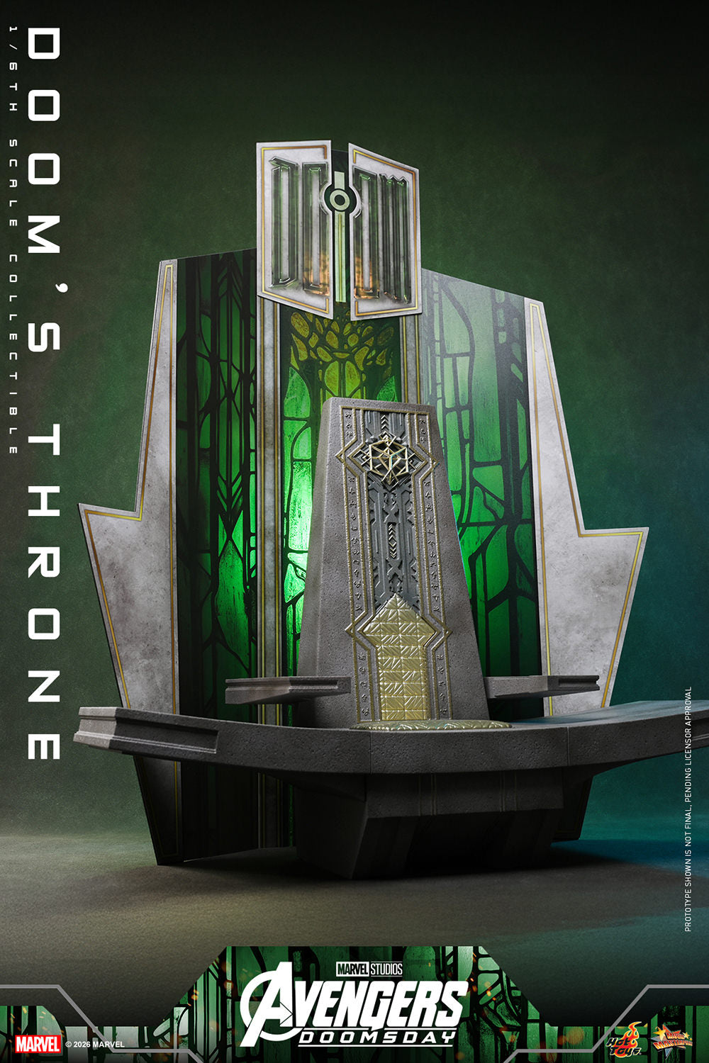 Hot Toys Doom's Throne (Avengers: Doomsday) 1/6 Scale Accessory