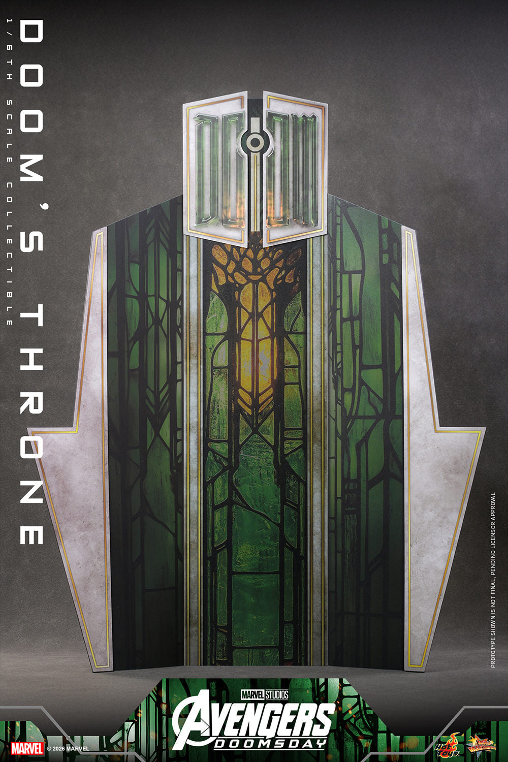 Hot Toys Doom's Throne (Avengers: Doomsday) 1/6 Scale Accessory