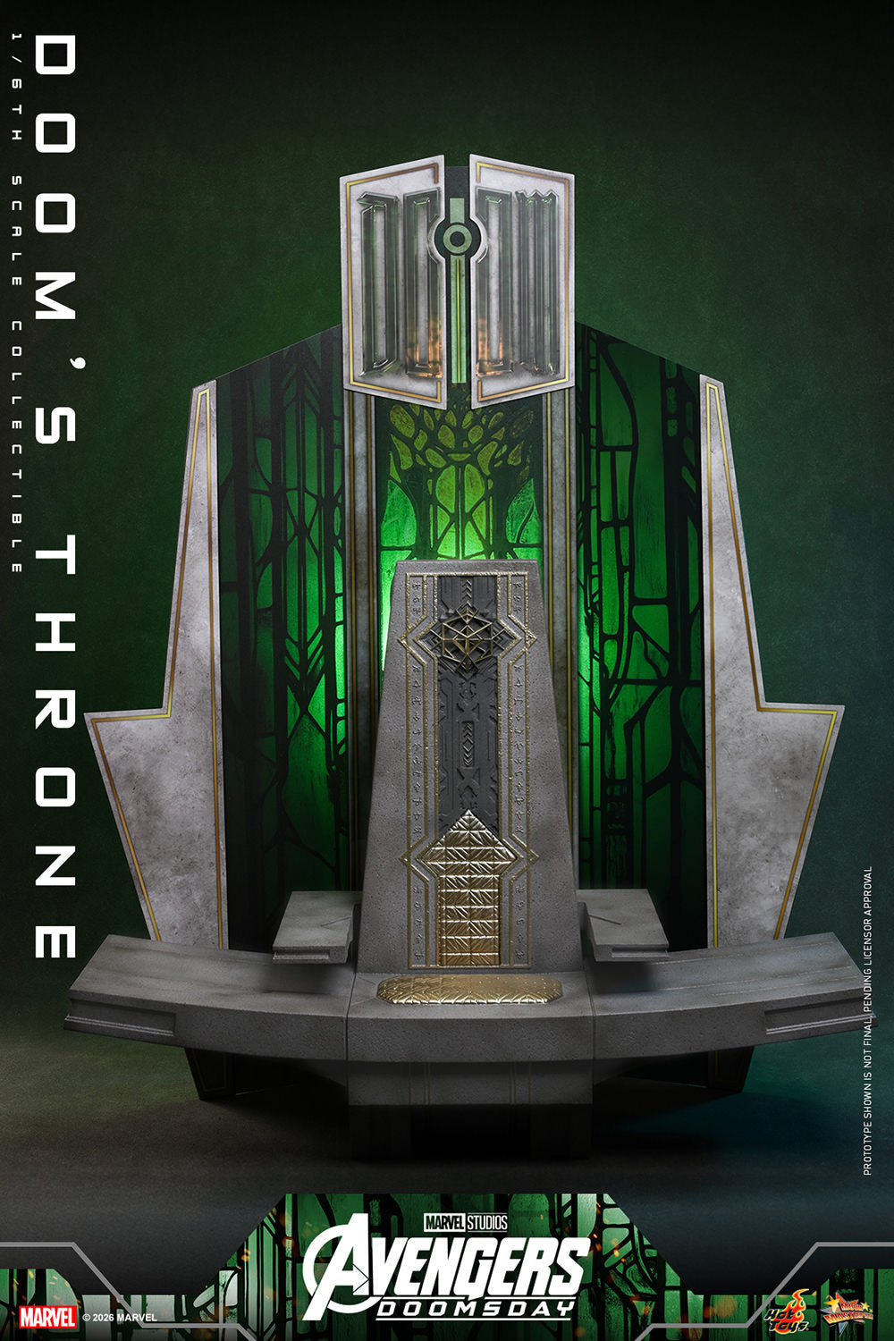 Hot Toys Doom's Throne (Avengers: Doomsday) 1/6 Scale Accessory