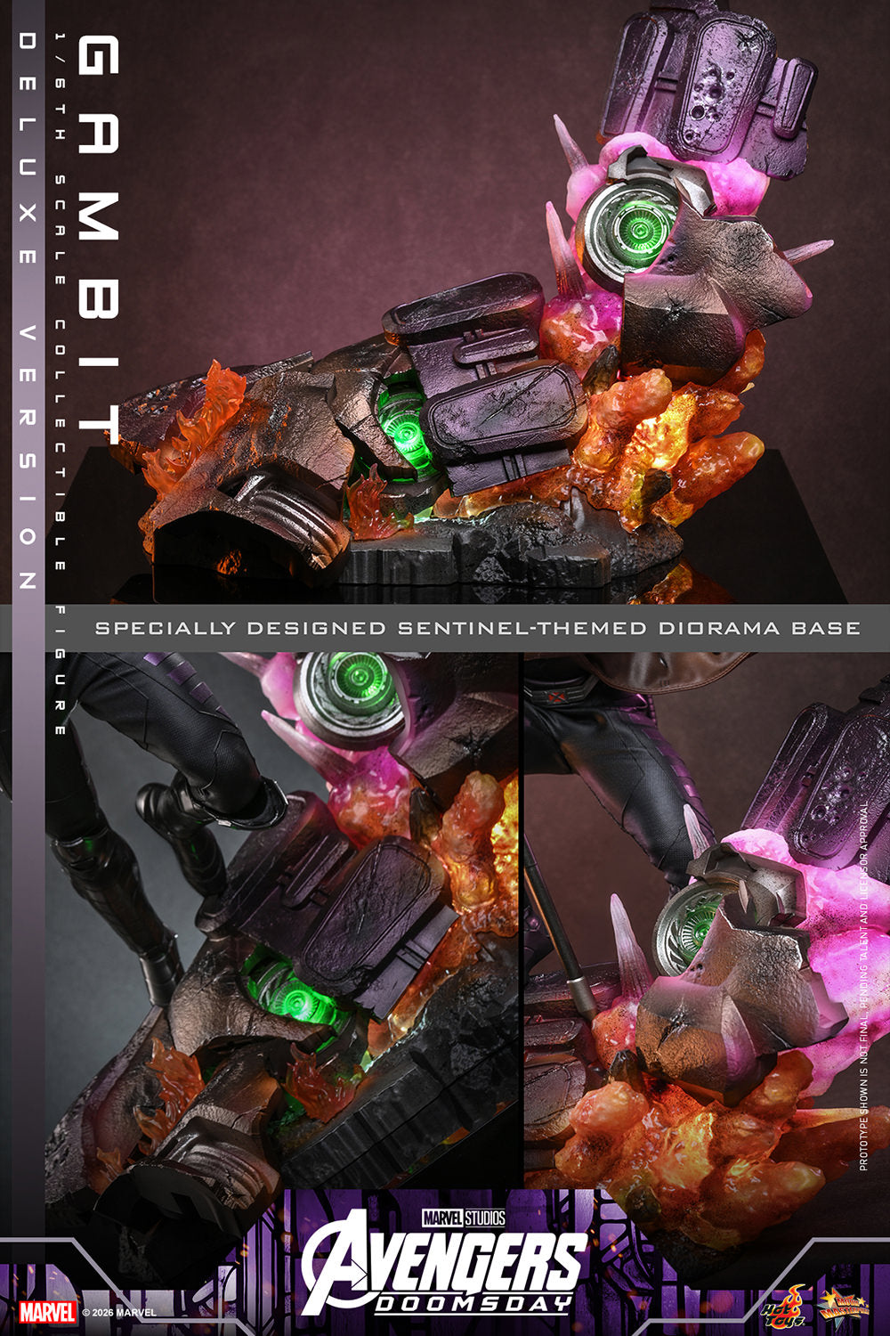 Hot Toys Gambit (Avengers: Doomsday - Deluxe Version) 1/6 Scale Action Figure