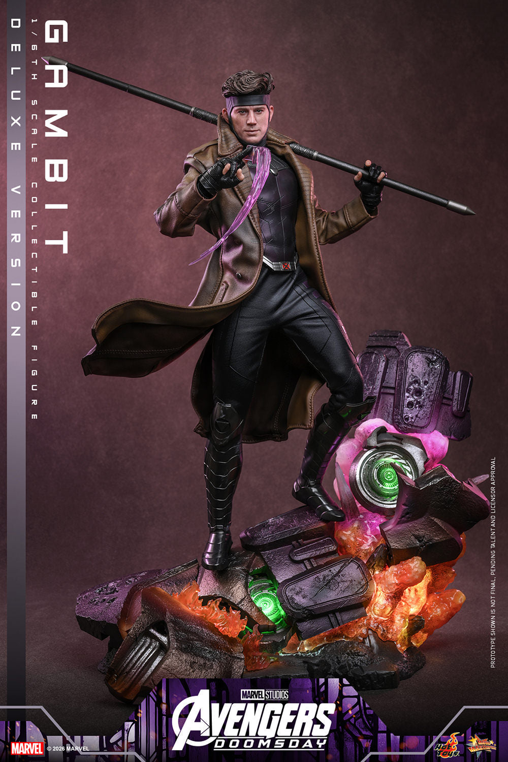 Hot Toys Gambit (Avengers: Doomsday - Deluxe Version) 1/6 Scale Action Figure