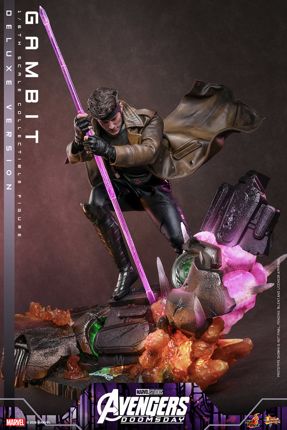 Hot Toys Gambit (Avengers: Doomsday - Deluxe Version) 1/6 Scale Action Figure