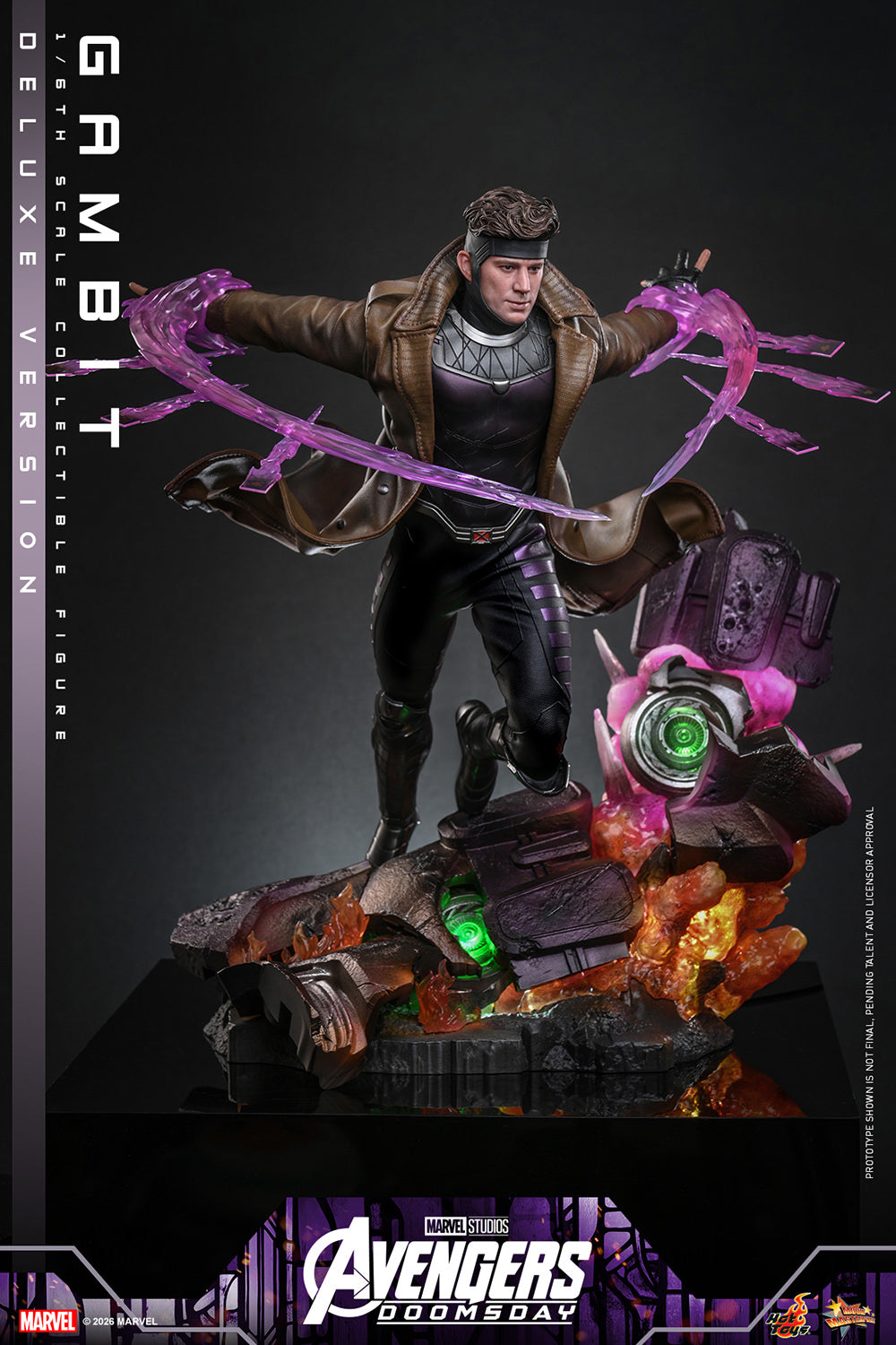 Hot Toys Gambit (Avengers: Doomsday - Deluxe Version) 1/6 Scale Action Figure