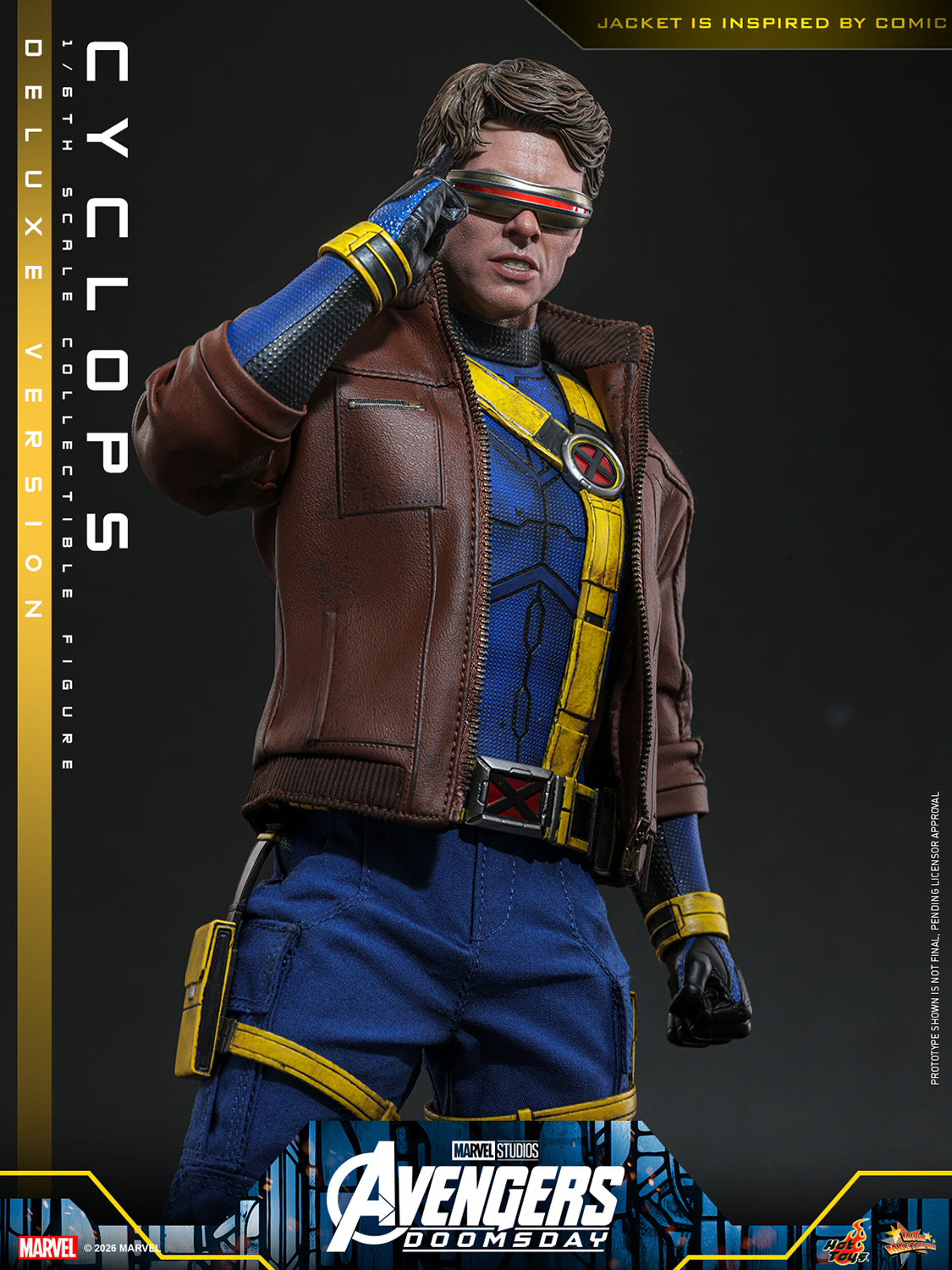 Hot Toys Cyclops (Avengers: Doomsday - Deluxe Version) 1/6 Scale Action Figure