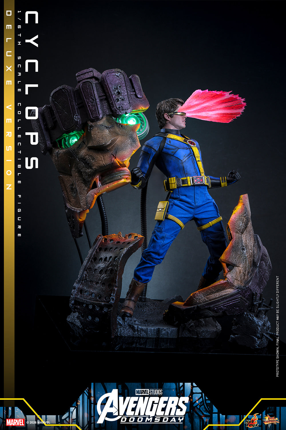 Hot Toys Cyclops (Avengers: Doomsday - Deluxe Version) 1/6 Scale Action Figure