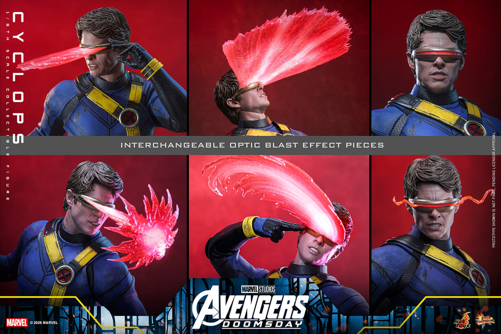 Hot Toys Cyclops (Avengers: Doomsday) 1/6 Scale Action Figure
