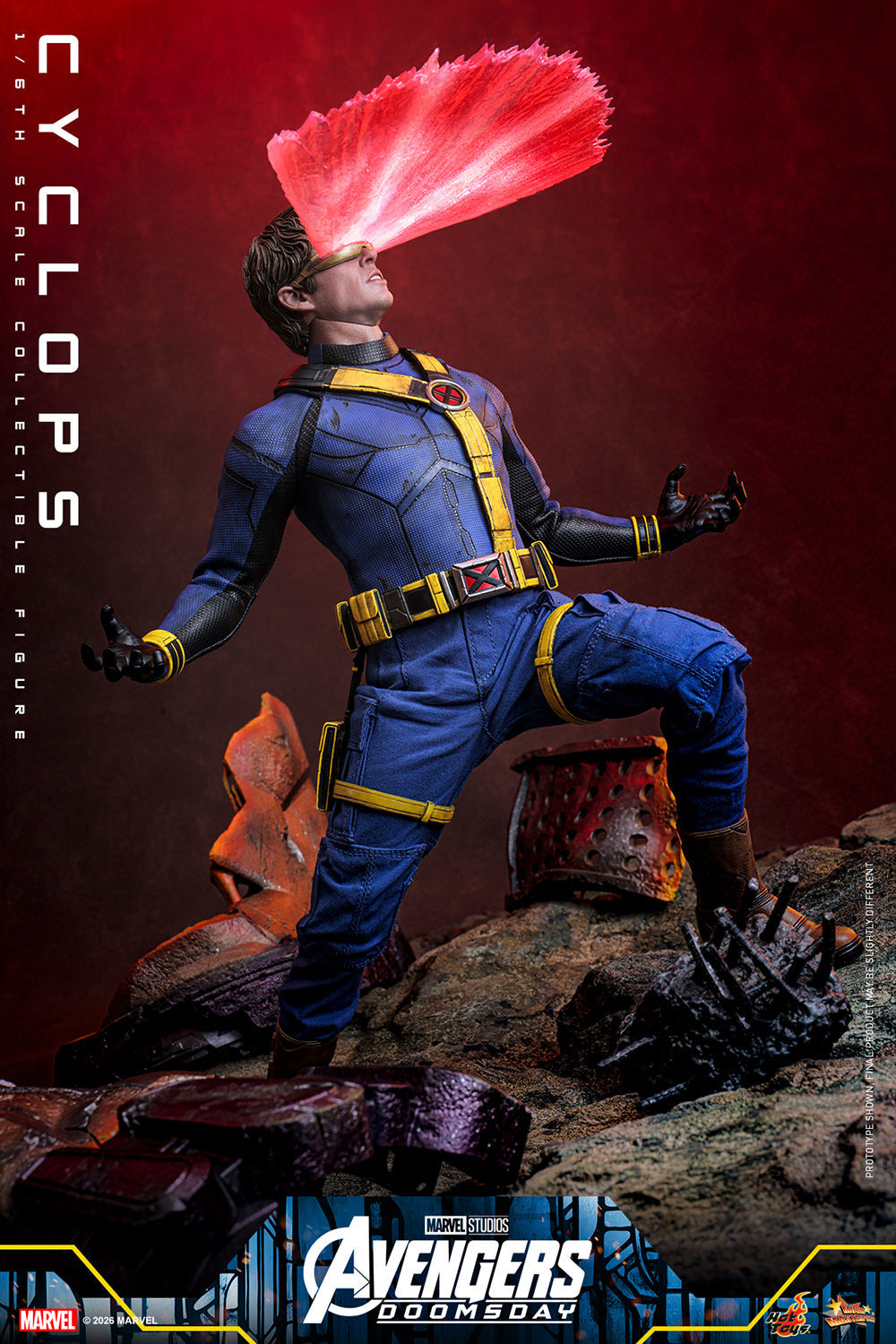 Hot Toys Cyclops (Avengers: Doomsday) 1/6 Scale Action Figure