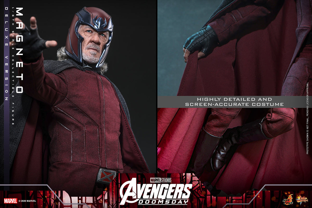 Hot Toys Magneto (Avengers: Doomsday - Deluxe Version) 1/6 Scale Action Figure