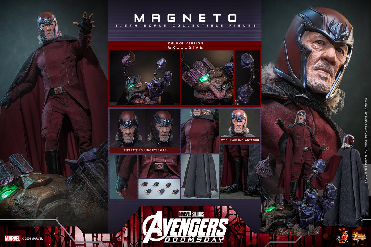 Hot Toys Magneto (Avengers: Doomsday - Deluxe Version) 1/6 Scale Action Figure