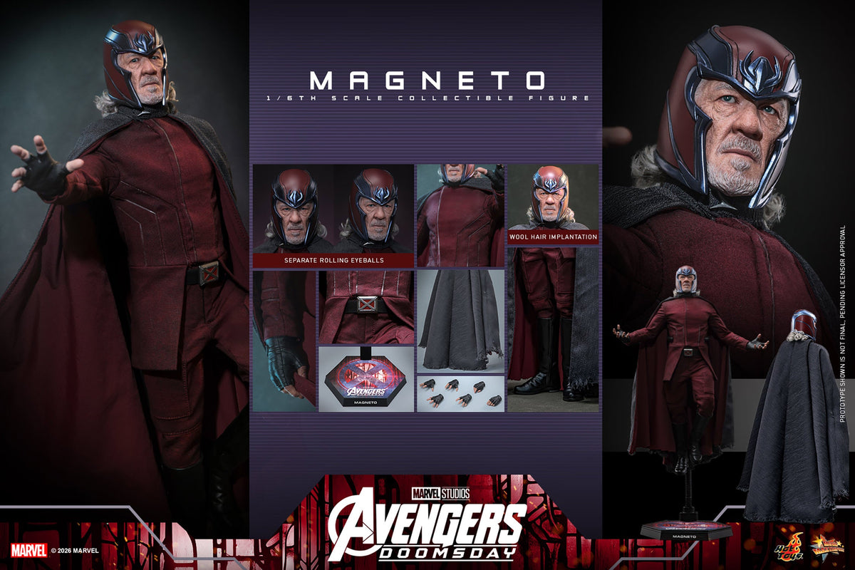 Hot Toys Magneto (Avengers: Doomsday) 1/6 Scale Action Figure
