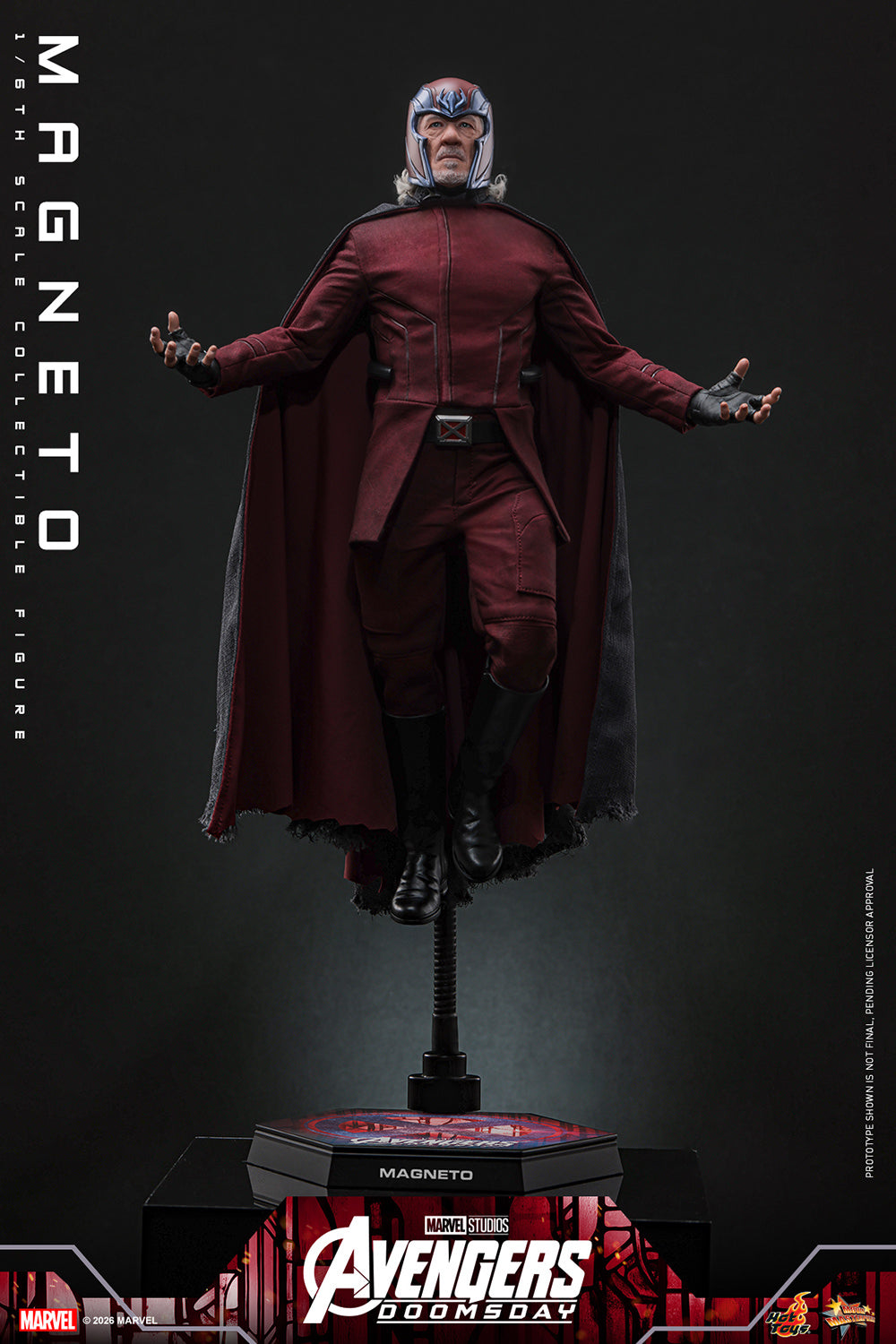 Hot Toys Magneto (Avengers: Doomsday) 1/6 Scale Action Figure