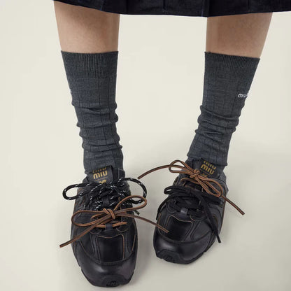 530 SL Mules – Bleached Leather & Gum Sole Black Edition
